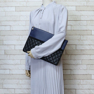 Chanel Bag Lambskin Navy Clutch